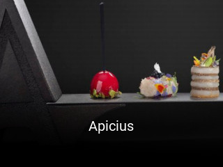 Apicius réservation