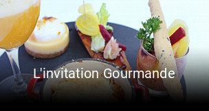 L'invitation Gourmande réservation de table
