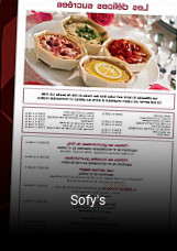 Sofy's réservation en ligne
