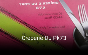 Creperie Du Pk73 réservation de table