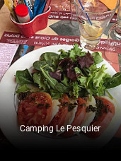 Camping Le Pesquier réservation de table