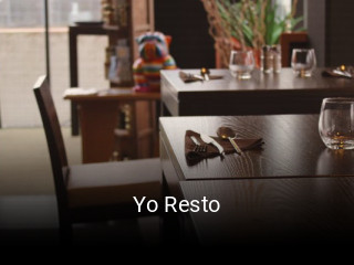 Réserver une table chez Yo Resto maintenant