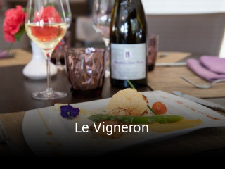 Le Vigneron réservation de table