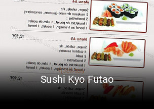 Réserver une table chez Sushi Kyo Futao maintenant