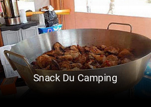 Snack Du Camping réservation de table