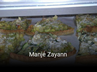 Manjé Zayann réservation de table