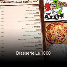 Brasserie Le 1800 réservation en ligne