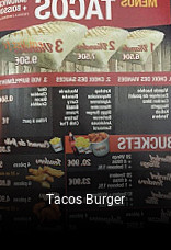 Tacos Burger réservation de table