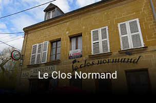 Le Clos Normand réservation de table
