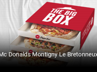 Mc Donalds Montigny Le Bretonneux réservation en ligne