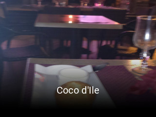 Coco d'Ile réservation de table