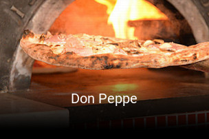 Don Peppe réservation de table