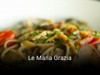 Le Maria Grazia réservation de table