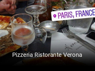 Pizzeria Ristorante Verona réservation en ligne