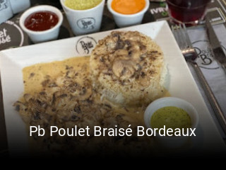 Réserver une table chez Pb Poulet Braisé Bordeaux maintenant