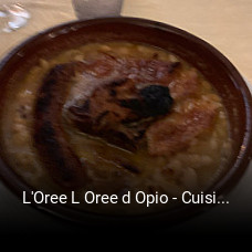 L'Oree L Oree d Opio - Cuisine au Feu de Bois réservation de table