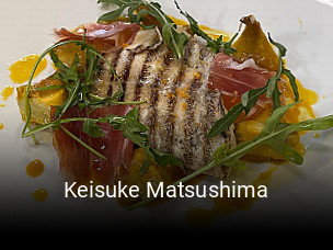 Keisuke Matsushima réservation de table