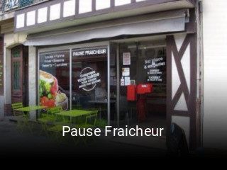 Pause Fraicheur réservation de table