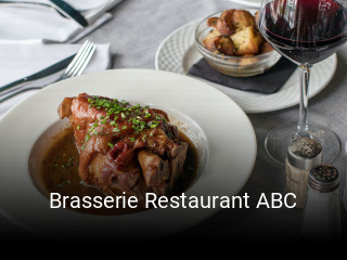 Réserver une table chez Brasserie Restaurant ABC maintenant