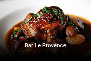 Bar Le Provence réservation de table