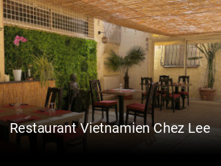 Restaurant Vietnamien Chez Lee réservation