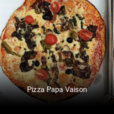 Pizza Papa Vaison réservation de table