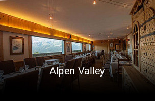 Alpen Valley réservation de table