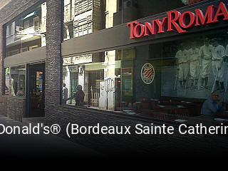 McDonald's® (Bordeaux Sainte Catherine Centre) réservation