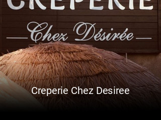 Creperie Chez Desiree réservation de table