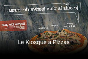 Le Kiosque à Pizzas réservation en ligne