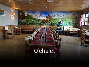 O'chalet réservation de table