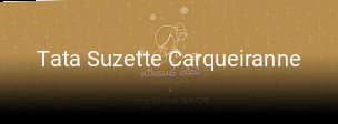 Tata Suzette Carqueiranne réservation de table