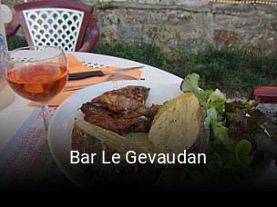 Bar Le Gevaudan réservation