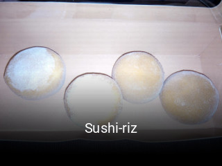 Sushi-riz réservation de table