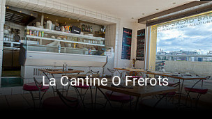 Réserver une table chez La Cantine O Frerots maintenant