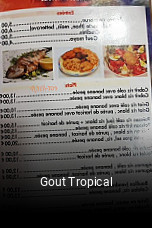 Gout Tropical réservation en ligne