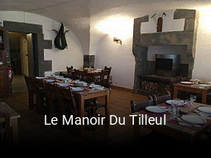 Le Manoir Du Tilleul réservation de table
