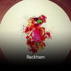 Rackham réservation de table