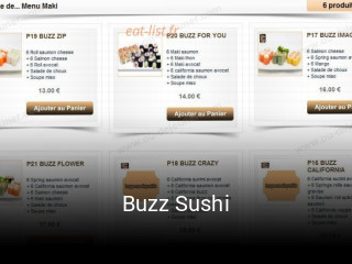 Buzz Sushi réservation en ligne