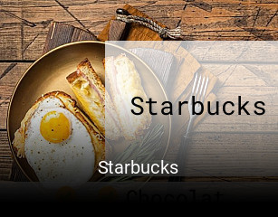 Starbucks réservation en ligne