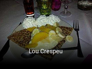 Réserver une table chez Lou Crespeu maintenant