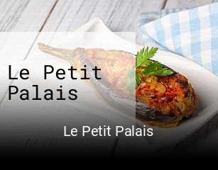 Le Petit Palais réservation de table