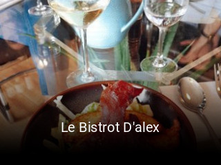 Le Bistrot D'alex réservation de table