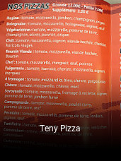 Teny Pizza réservation de table