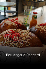 Boulangerie Paccard réservation de table