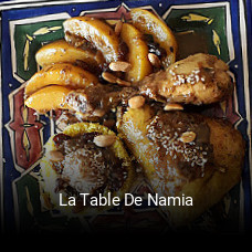 La Table De Namia réservation en ligne