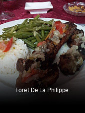 Foret De La Philippe réservation de table