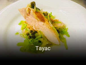 Tayac réservation de table
