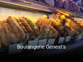 Boulangerie Genest's réservation