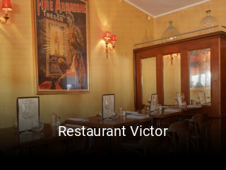 Restaurant Victor réservation de table